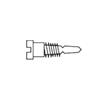 1.4 x 6.4 x 2.0  Stay-Tight Self-Aligning Silver Spring Hinge Screw (pack of 50)